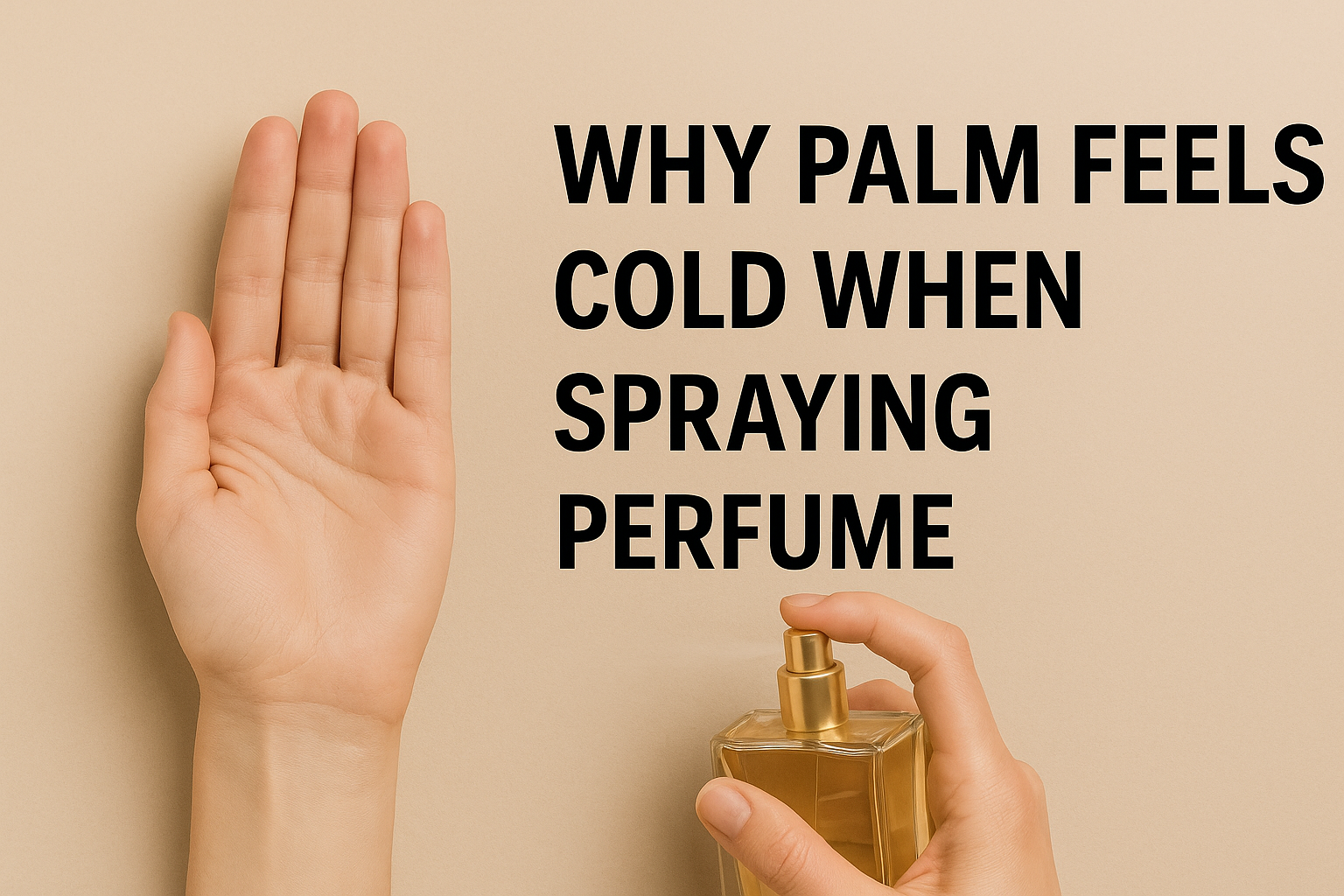 Why Palm Feels Cold When Spraying Perfume
